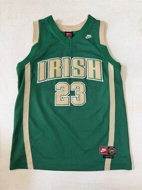 Rare Vintage 2003 Nike LEBRON JAMES St Vincent Mary IRISH High School Jersey M